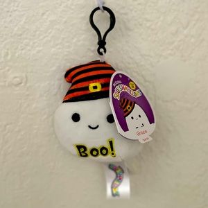 Grace The Ghost Clip On Squishmallow